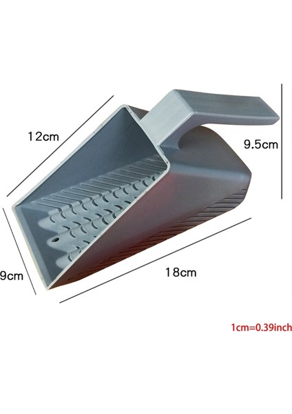 Akvaryum Balık Tankı Çakıl Kum Kaşık Kürek Temizleme Tava Gri (Yurt Dışından) fiyatları