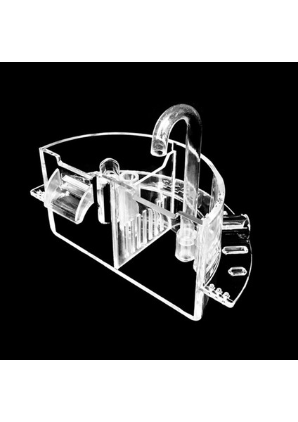 S Tarzı Akvaryum Harici Filtre Kutusu Akrilik Harici Asılı Su Arıtıcısı Yuvarlak Balık Tankı Aksesuarları Evcil Hayvan Malzemeleri (Yurt Dışından)