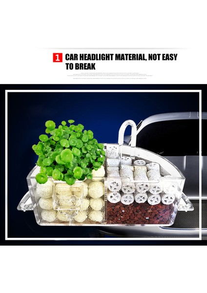 S Tarzı Akvaryum Harici Filtre Kutusu Akrilik Harici Asılı Su Arıtıcısı Yuvarlak Balık Tankı Aksesuarları Evcil Hayvan Malzemeleri (Yurt Dışından) fırsatları