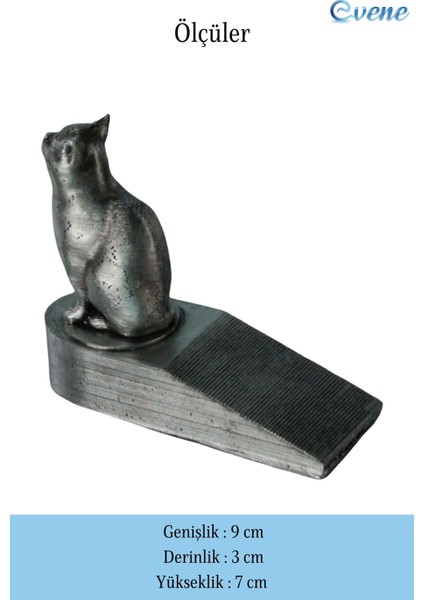 Kapı Stoperi Gümüş Eskitme Renk Dekoratif Kapı Tutucu Durdurucu Model 2 fiyatları