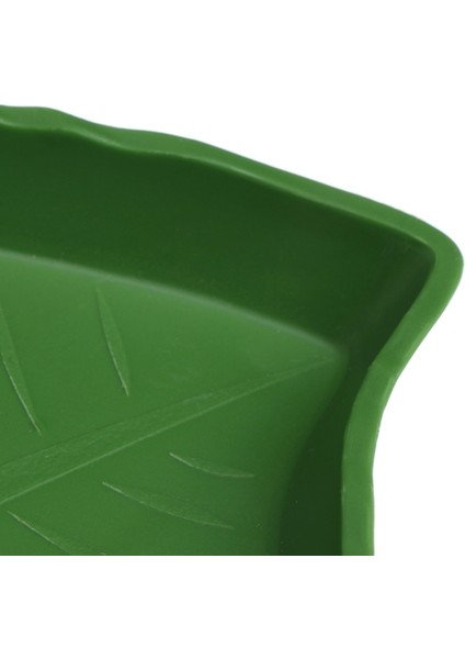S Tarzı 1 Adet Yeni Plastik Sürüngen Evcil Hayvan Su Yiyecek Kasesi Kertenkele Yem Solucan Deri Yeşil Yaprak Şekil 2 Boyutlu Kaplumbağa Su Ürünleri (Yurt Dışından) indirimleri