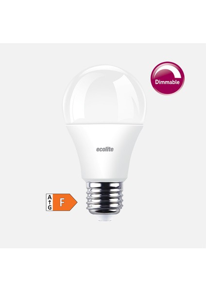 LED Dimmerable A60 9 W E27 6500K LED Ampul