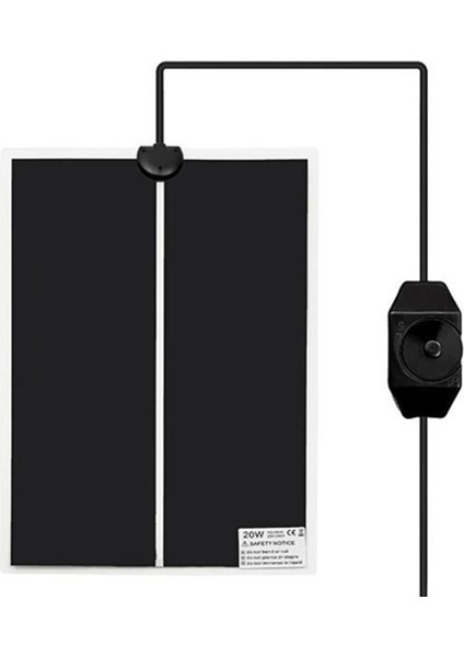 20W Ingiltere Fiş Tarzı Sürüngen Isı Pedi Tırmanma Evcil Isıtma Isıtıcı Pedler Ayarlanabilir Sıcaklık Kontrol Cihazı Matlar Sürüngen Malzemeleri (Yurt Dışından)