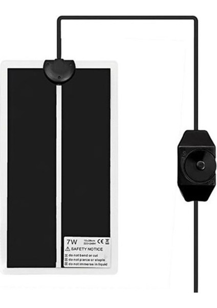 7W Ingiltere Fiş Tarzı Sürüngen Isı Pedi Tırmanma Evcil Isıtma Isıtıcı Pedler Ayarlanabilir Sıcaklık Kontrol Cihazı Matlar Sürüngen Malzemeleri (Yurt Dışından)