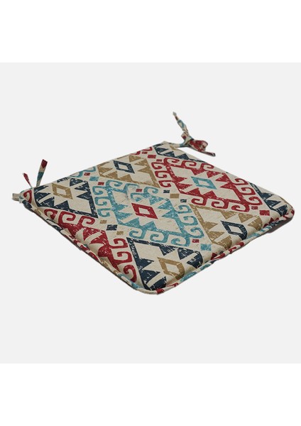 Ikat Sandalye Minderi Kırmızı