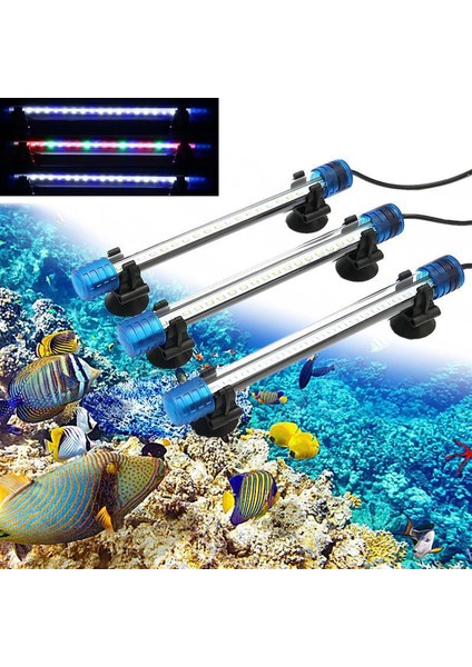 Mavi Stil Su Geçirmez Akvaryum Balık Tankı Rgb LED Işık Çubuğu Daldırma Lambası Akvaryum Aydınlatma Balık Tankı Aydınlatma Su Geçirmez Lamba (Yurt Dışından) fiyatları