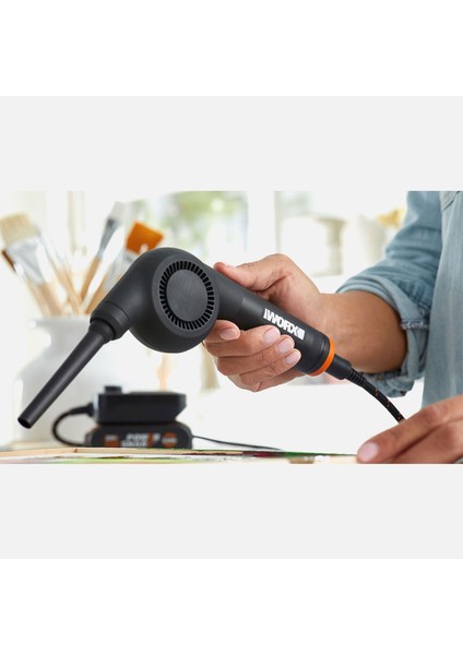 WX747.9 Makerx 20VOLT Kömürsüz Profesyonel Mini Üfleyici (Akü Dahil Değildir)