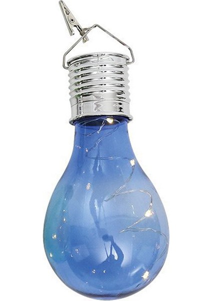 E Stili Güneş Enerjili Dönebilen Yüksek Renkli Su Geçirmez LED Işık Lambası Bahçe Kampı Asma 1.2V LED Işıklı Ev Akvaryumu (Yurt Dışından)