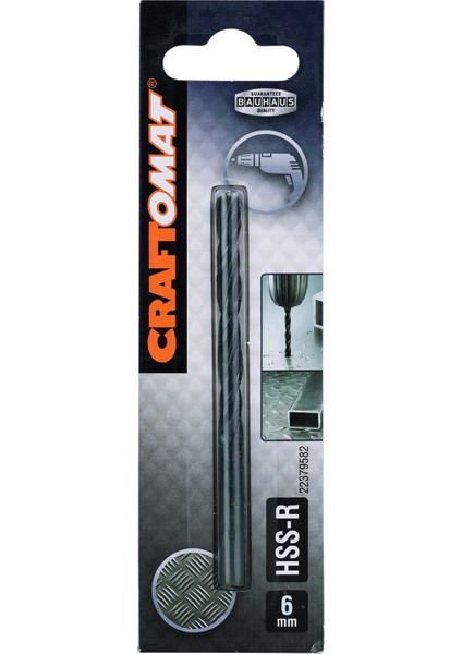 Hss-R Metal Matkap Ucu 6 x 57 x 93