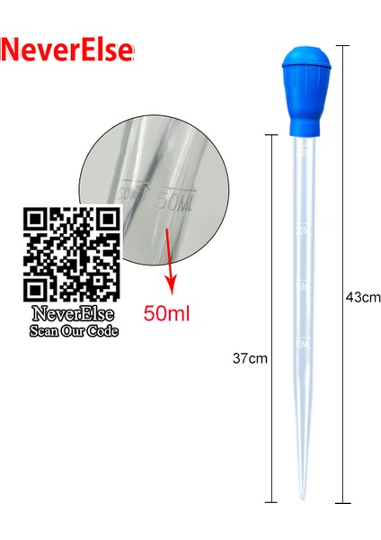 50ML Bule Tarzı Akvaryum Pipet Balık Tankı Sifon Pompası cm ml Su Değiştirici Temizlik Aracı Kauçuk Baş Barbekü Malzeme Tedarik Yağ Hortumu Aksesuarları (Yurt Dışından) fiyatları