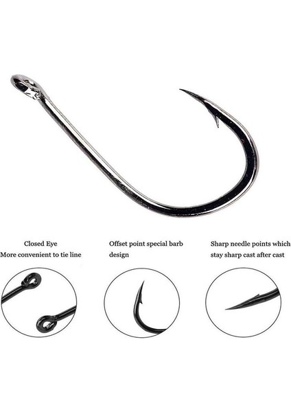 Siyah Stil Paslanmaz Çelik Balıkçı Kanca Kutusu 2 Renk Balık Tutma (Yurt Dışından) fırsatları