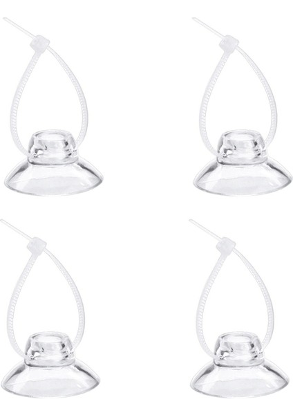 No.4 Tarzı Akvaryum Balık Tankı Bağlama Yosun Karides Kaçak Yuva Için Ayarlanabilir Zip Bağlarıyla Pcs Emme Kupaları (Yurt Dışından)