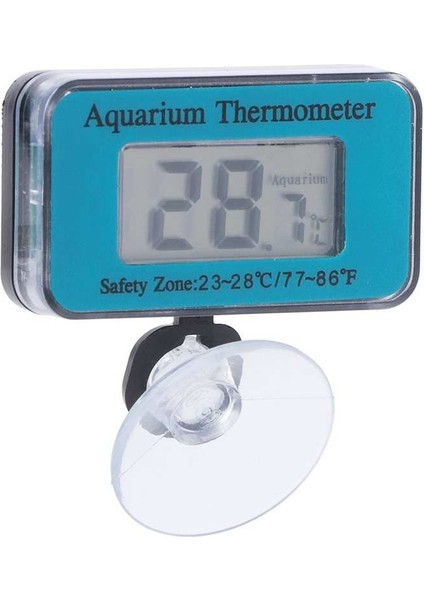 Akvaryum Dijital Termometre Su Geçirmez LCD Termometre Sıcaklık Ölçer Emiş Kupasıyla Akvaryum Daldırma Balık Tankları Için (Yurt Dışından)