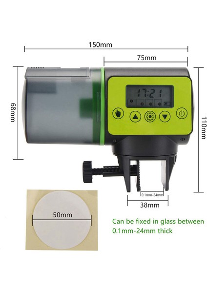 Af-01 Stili Akıllı Akvaryum Mini Otomatik Balık Dondurucu Tatil Otomatik Balık Tankı Yem Dağıtıcı Zamanlayıcı Evcil Hayvan Yem Dağıtıcı LCD Balık Yemleyici Aracı (Yurt Dışından) fırsatları