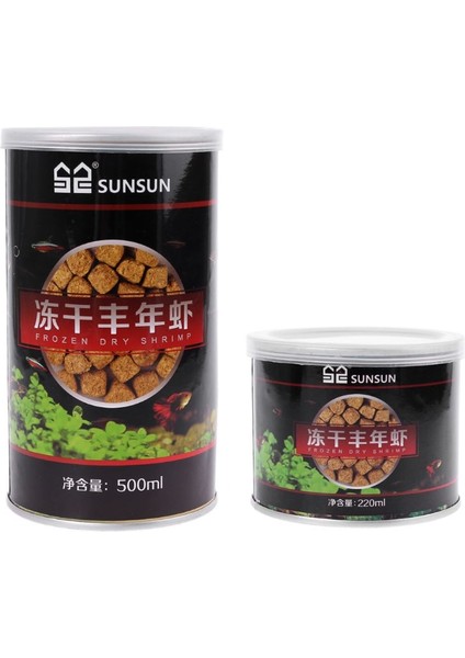 220ML Tarzı Akvaryum Dondurulmuş Karides Yumurtası Blokları Tropikal Deniz Balığı Yem Beslenme (Yurt Dışından)
