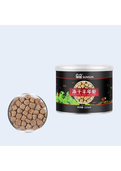 220ML Tarzı Akvaryum Dondurulmuş Karides Yumurtası Blokları Tropikal Deniz Balığı Yem Beslenme (Yurt Dışından)
