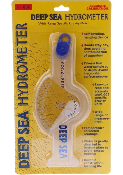 Model 038 Stili Akvaryum Balık Tankı Deniz Tuzu Için Doğru Hidrometre Tuzluluk Ölçer (Yurt Dışından)