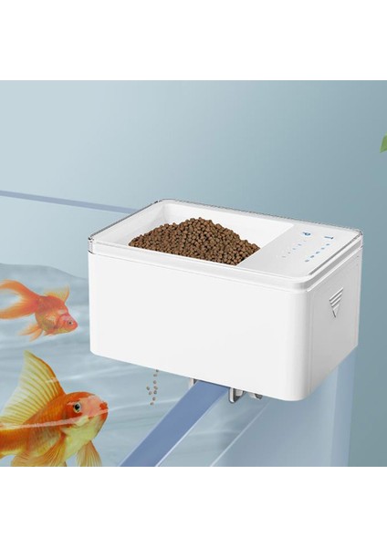 Akıllı Dijital Otomatik Balık Tankı 70ML LED Gösterge Zamanlayıcı Balık Otomatik Yemleyici (Yurt Dışından)