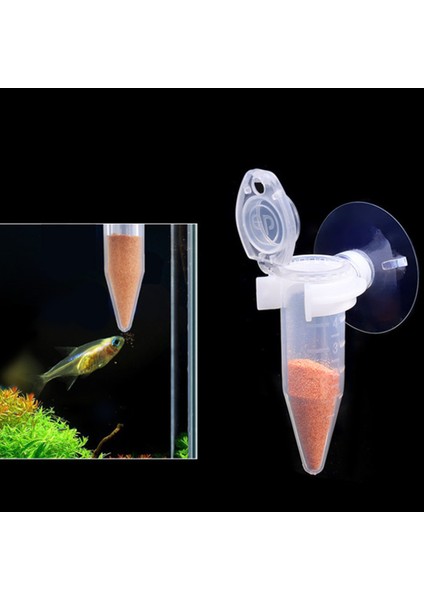 Balık Besleyici Tarzı Otomatik Balık Tüpü ile Konik Akvaryum Kırmızı Solucan Yem Hazneli Solucan Yem Trichter Kupası Balık Yem Aracı Akvaryum Aksesuarları (Yurt Dışından) fiyatları