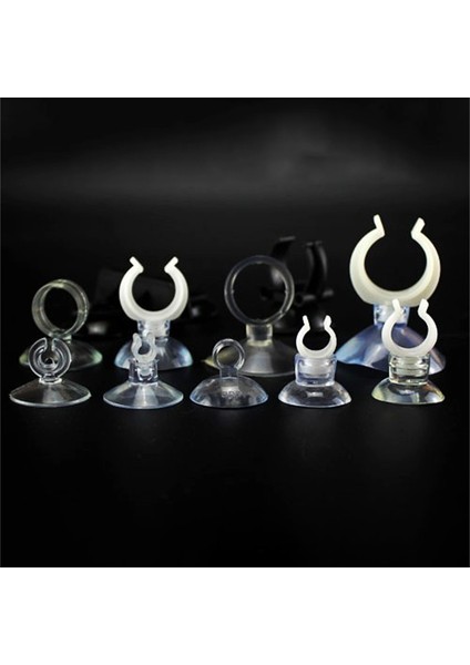 No.7 Tarzı Akvaryum Isıtıcı Klibi Emme Kupaları Balık Tankı Hava Hattı Boruları LED Işıklar Isıtma Çubukları Klibi Tutucu Sabit Emme Kupası (Yurt Dışından)