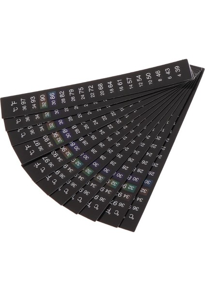 Siyah Stil Akvaryum Termometre Çift Ölçekli Balık Tankı Sıvı Sıcaklık Test Cihazı Sticker Fahrenheit Dijital LCD Ekran Yapışkan Şerit (Yurt Dışından) fiyatları