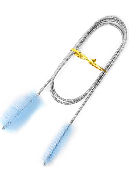 Mavi Stil 45CM 1 Adet cm Boru Temizleme Fırçası Hava Tüpü Esnek Çift Uçlu Hortum Akvaryum Aksesuarları Tank Temizleyici Su Filtresi Naylon (Yurt Dışından)