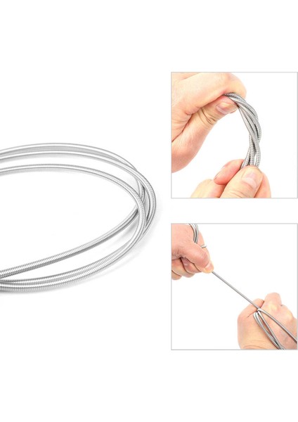 Mavi Stil 45CM 1 Adet cm Boru Temizleme Fırçası Hava Tüpü Esnek Çift Uçlu Hortum Akvaryum Aksesuarları Tank Temizleyici Su Filtresi Naylon (Yurt Dışından)