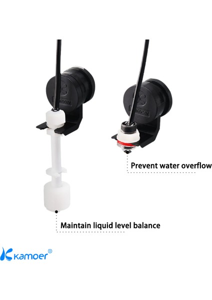 Solenoid Valf Stili Kamoer Akvaryum Otomatik Su Doldurma Aksesuarı Röle Doldurma Pompası Solenoid Vana (Yurt Dışından)
