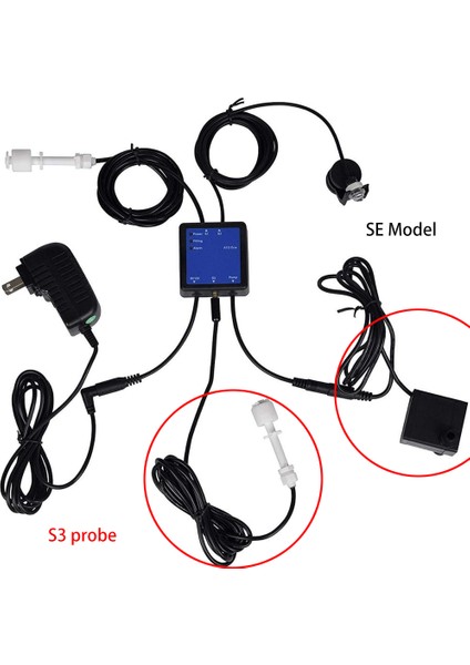 Solenoid Valf Stili Kamoer Akvaryum Otomatik Su Doldurma Aksesuarı Röle Doldurma Pompası Solenoid Vana (Yurt Dışından)