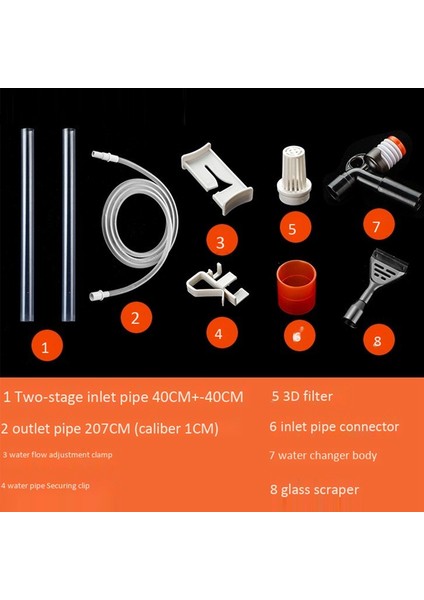 Şeffaf Stil Xl Beden Akvaryum Temizleyici - Balık Tankı Kum Temizleyici Seti Hava Basın Düğmesi ve Ayarlanabilir Su Akış Kontrol Kelepçesi ile Balık Tankı Için (Yurt Dışından) modelleri