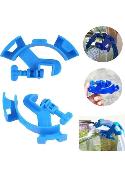 Mavi Stil Akvaryum Filtre Tutucu Su Boru Filtresi Montaj Tüpü Balık Tankı Sıkıca Tutma Hortum Su Boru Sabitleme Kelepçesi Akvaryum Aracı (Yurt Dışından) indirimleri