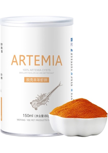 Yeni 150 ml Akvaryum Tropik Balık Yemi Artemia Kabuklu Yumurtaları Tuzlu Karides Yumurta Yem Bebe Balıklar Için (Yurt Dışından)