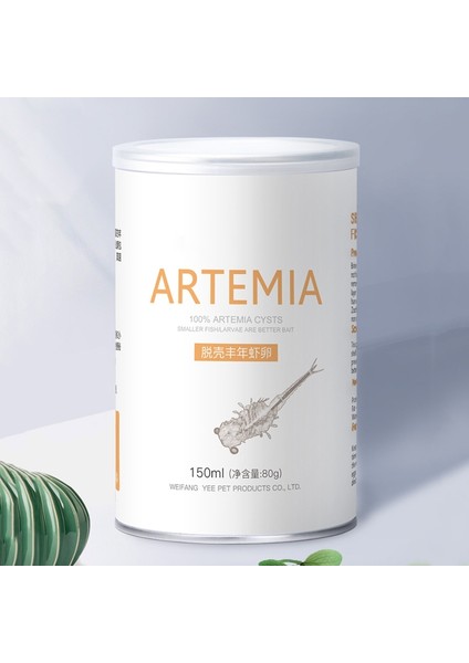 Yeni 150 ml Akvaryum Tropik Balık Yemi Artemia Kabuklu Yumurtaları Tuzlu Karides Yumurta Yem Bebe Balıklar Için (Yurt Dışından) fiyatları