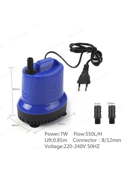 7W HJ-804 Stili Ingiltere Adaptör Fişi Büyük Debili Akvaryum Su Pompası Balık Havuzu Kayalık Havuz Dolaşım Pompası Batırılabilir Pompa Düşük Su Seviyesi Su Pompası Emme Pompası (Yurt Dışından) fiyatları