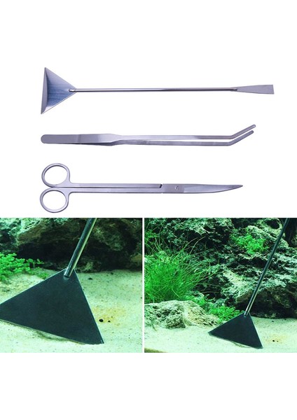 Araç Kiti 02 Stili Akvaryum Tankı Araçları Seti Akvaryum Düzenleme Balık Tankı Suda Yetiştirilen Bitkiler Uzun Kırmızılar Paslanmaz Çelik Bakım Araçları (Yurt Dışından)