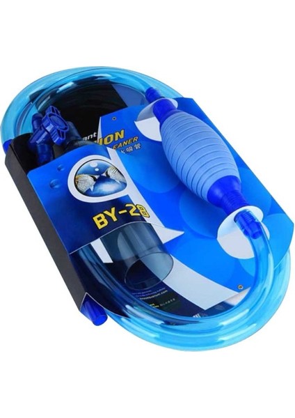 Mavi Stil Akvaryum Çakıl Temizleyici Sifon Temizleme Aracı Araçlar Yarı Otomatik Filtre Akvaryum Süpürgesi Armatürü Için Aquario (Yurt Dışından)
