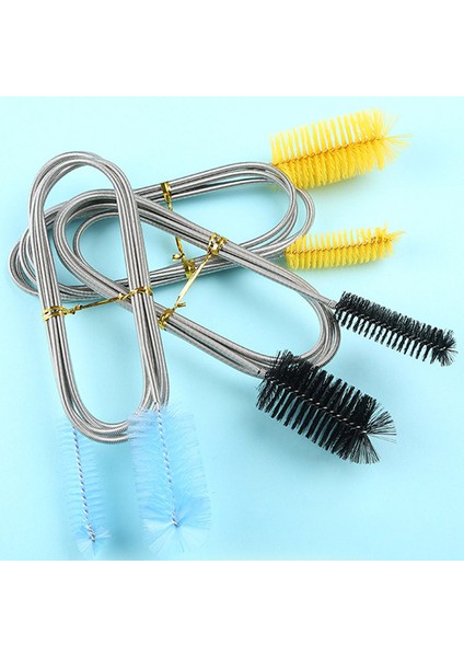 Sarı Stil 155CM cm Akvaryum Temizleme Fırçası Paslanmaz Çelik Boru Temizleme Fırçası Çift Uçlu Hortum Akvaryum Tank Temizleyici Aksesuarları (Yurt Dışından) modelleri