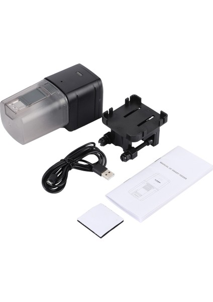 Siyah Stil Açıklama Olarak Otomatik Akvaryum Zamanlama Wifi Kablosuz Uzaktan Akıllı Kontrol Balık Yemleme Makinesi Aquarium Derece (Yurt Dışından)