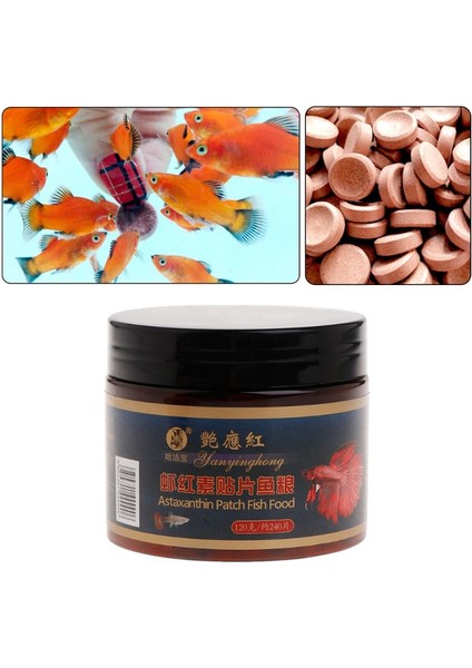 60G 120 Tablet Tarzı 1 Şişe Balık Yem Tableti Astarimp Akvaryum Için Balık Tankı Tropikal Kedifll Balığı Için 60GG Droğaşıklığı (Yurt Dışından) fiyatları