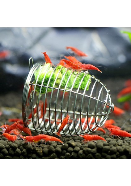 Gümüş Tarzı Dayanıklı Akvaryum Paslanmaz Çelik Yem Tuzak Balığı Tankı Kristal Karides Kuru Yem Balıkçılık Yemi Kafes Tuzak Sepeti (Yurt Dışından) fiyatları