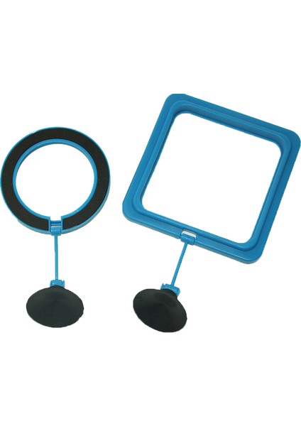 Mavi Stil Küçük Balık Temini Akvaryum Çim Tankı Balık Yüzük Istasyonu Yüzen Yem Bitki Şamandıra Daire Aksesuar (Yurt Dışından) fırsatları