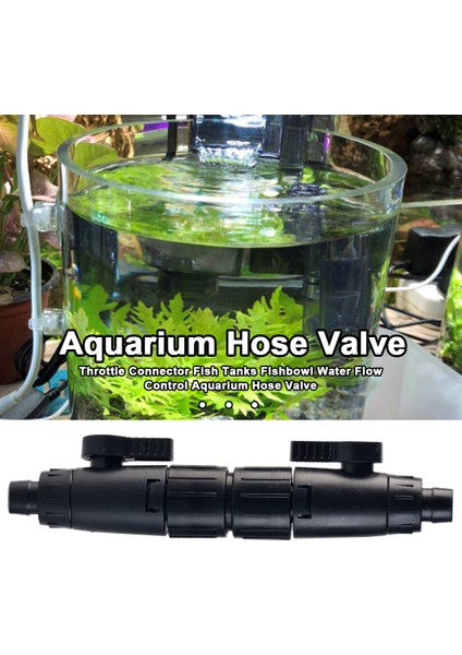 12 Mm'den 16 Mm'ye Kadar Stil Balık Tankı Su Akış Kontrol Anahtarı Akvaryum Hortum Valfi Filtre Bağlayıcı Hızlı Serbest Bırakma Balık Kasesi Kolay Kurulum Adaptörü (Yurt Dışından) fırsatları