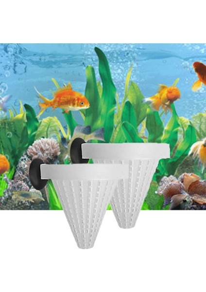 Beyaz Stil M Beden Kırmızı Solucanlı Otomatik Balık Yem Hazneli Konik Akvaryum Huni Kupası Balık Yem Dağıtıcısı Vantuzlu Betta Balığı Tank Araçları (Yurt Dışından) modelleri