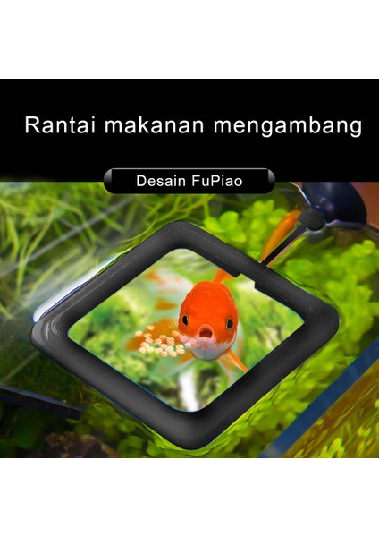 Mavi Yuvarlak Stil Akvaryum Ding Ring Balık Tankı Istasyonu Yüzen Yem Tepsisi Kare Daire Aksesuarı Balık Yemi Emme Bardağı Siyah (Yurt Dışından) fırsatları