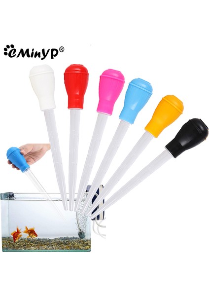 Pembe Stil 30ML Manuel Akvaryum Çakıl Temizleme Pipet Balık Tankı Su Değiştirici Akvaryum Temizleme Pipeti Damla Emici Atık Çıkartıcı cm ml Tüp (Yurt Dışından) fiyatları
