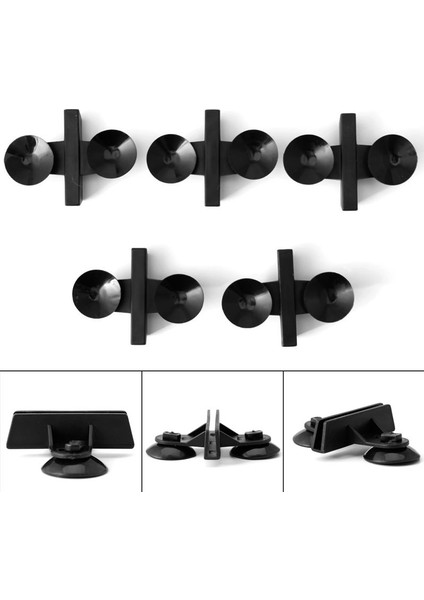 Siyah Stil 5 Adet Akvaryum Balık Tankı Bölücü Emme Kupası Siyah Plastik Levha Tutucu Aquario Aksesuarı (Yurt Dışından) fırsatları