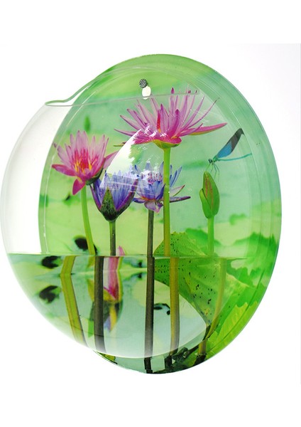 Şeffaf Stil 15CM Pinsjar Akrilik Balık Kase Duvara Asılabilen Akvaryum Tankı Su Ürünleri Evcil Hayvan Malzemeleri Duvara Monte Balık Tankı Betta Balığı Için (Yurt Dışından) indirimleri