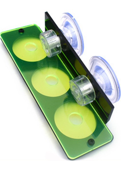 Yeşil Bir Stil Balık Tankı Floresans Mercan Dallık Askı Akrilik Akvaryum Resif ile Fiş Tutucu Emme Kupası Montaj Su Bitkisi Standı (Yurt Dışından)