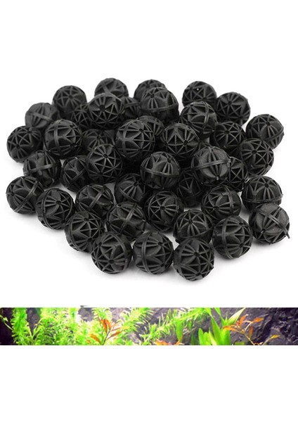 Siyah Stil 100 Adet 16 mm Topu Balıklar Için Hava Pompası Filtre Sünger Medya FA005 (Yurt Dışından)