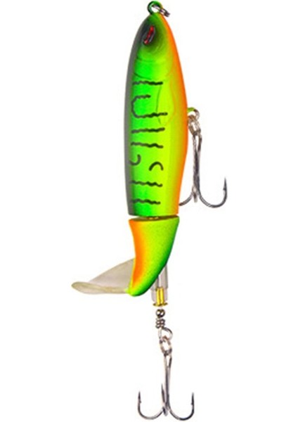 Gümüş Tarzı 10CM 13G Whopper Popper Üstten Su Üstü Yüzen Yem Taklidi Sert Balıkçılık Kroki Kanca Balıkçılık Aksesuarları (Yurt Dışından)